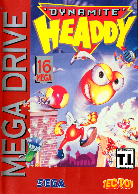 Dynamite Headdy — box-2D (BR)
