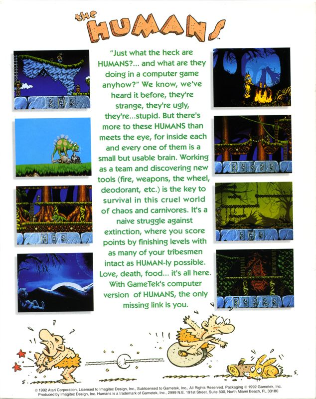 Humans, The — box-2D-back (US)