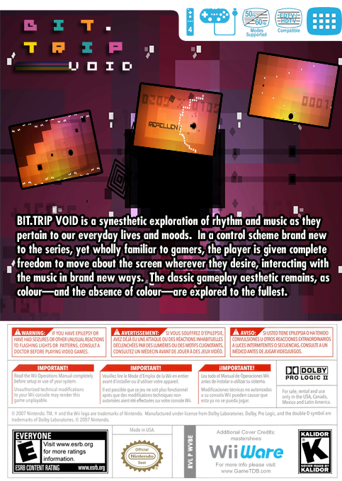 Bit.trip Void — box-2D-back (US)