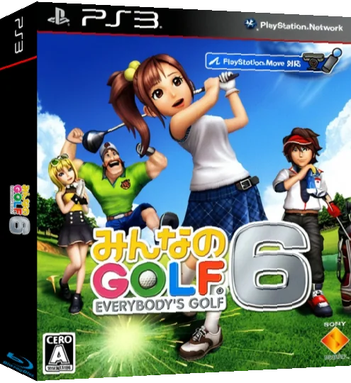 Minna no Golf 6 — box-3D (JP)