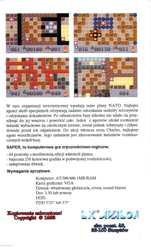 Saper — box-2D-back (EU)