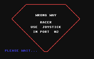 Wrong Way Racer — sstitle (WOR)