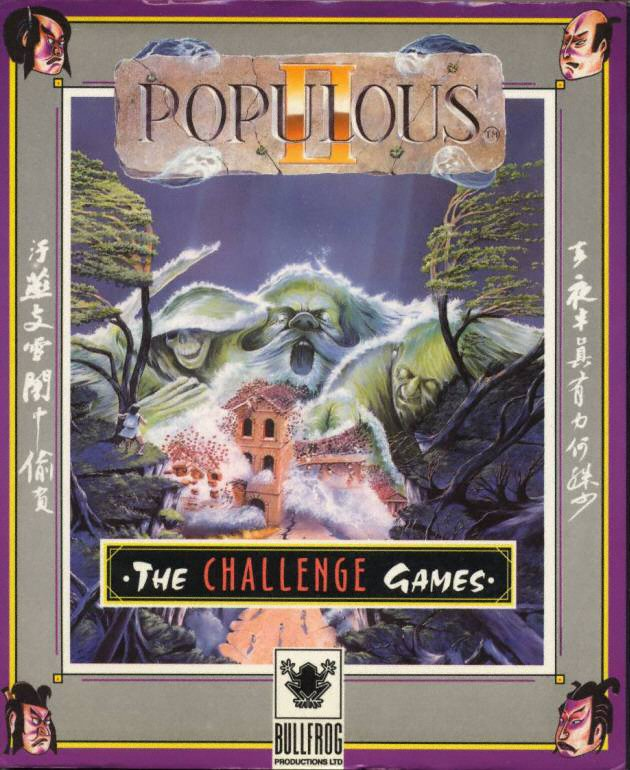 Populous II - The Challenge Games box art