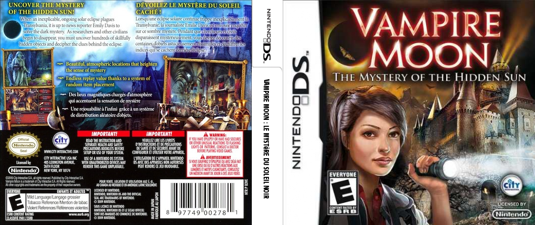 Vampire Moon - The Mystery of the Hidden Sun — box-texture (US)