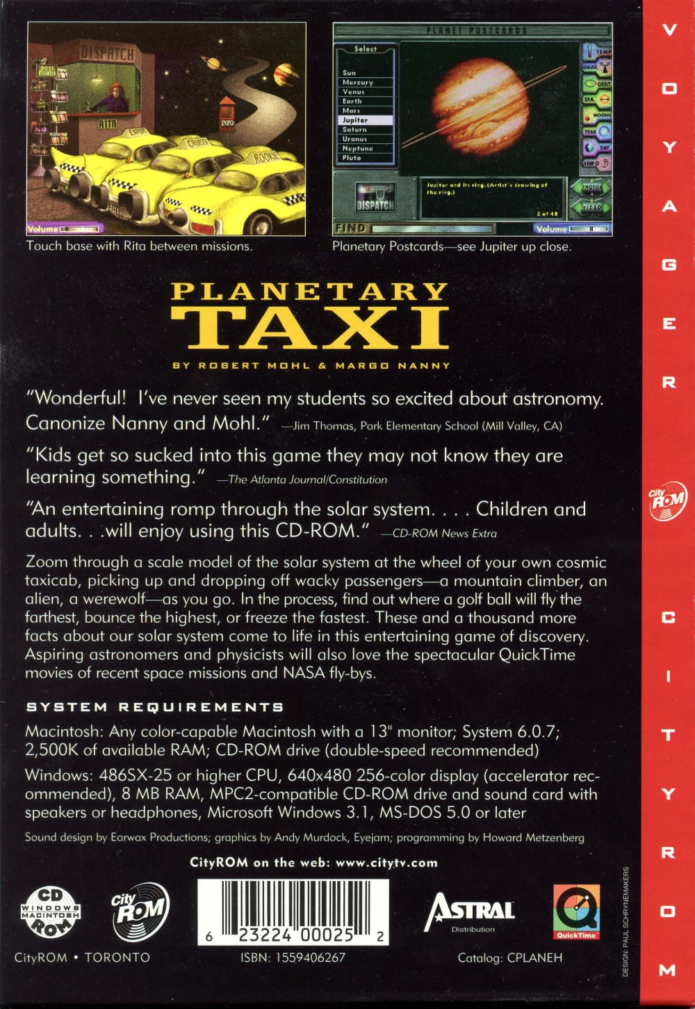 Planetary Taxi — box-2D-back (WOR)