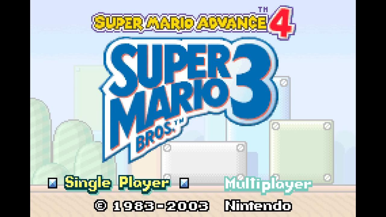 Super Mario Advance 4: Super Mario Bros. 3 — sstitle (WOR)