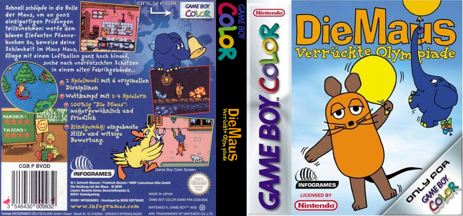 Maus, Die - Verrueckte Olympiade — box-texture (DE)