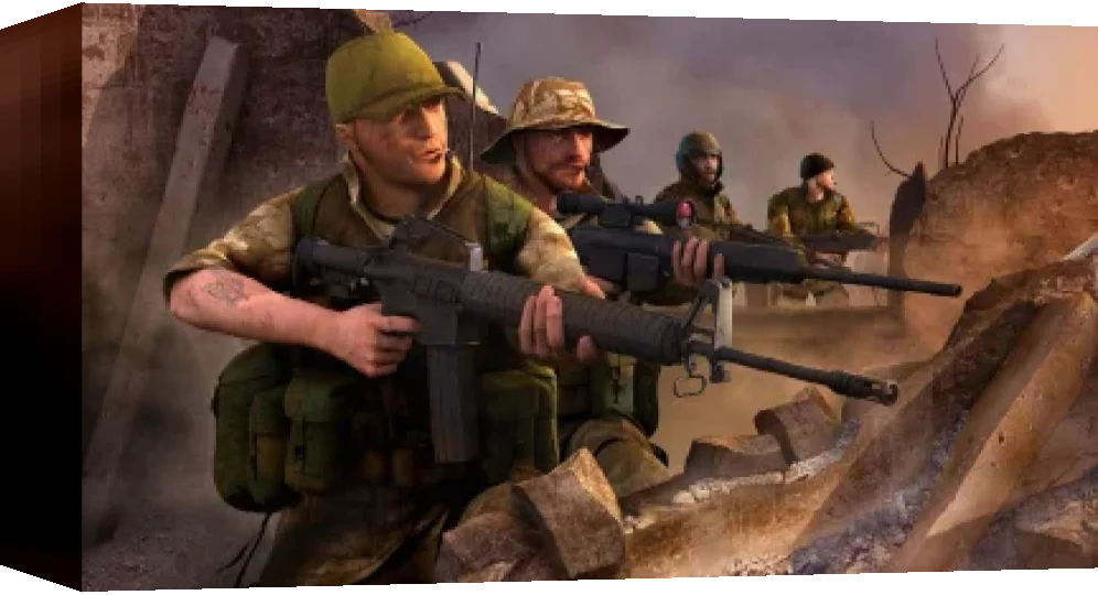 Conflict - Desert Storm II — box-3D (EU)