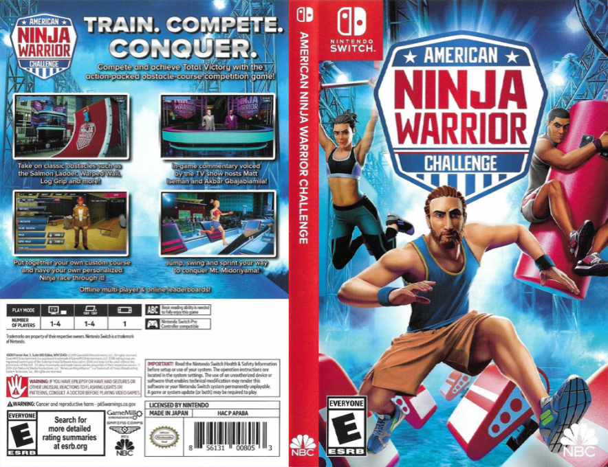 American Ninja Warrior - Challenge — box-texture (US)