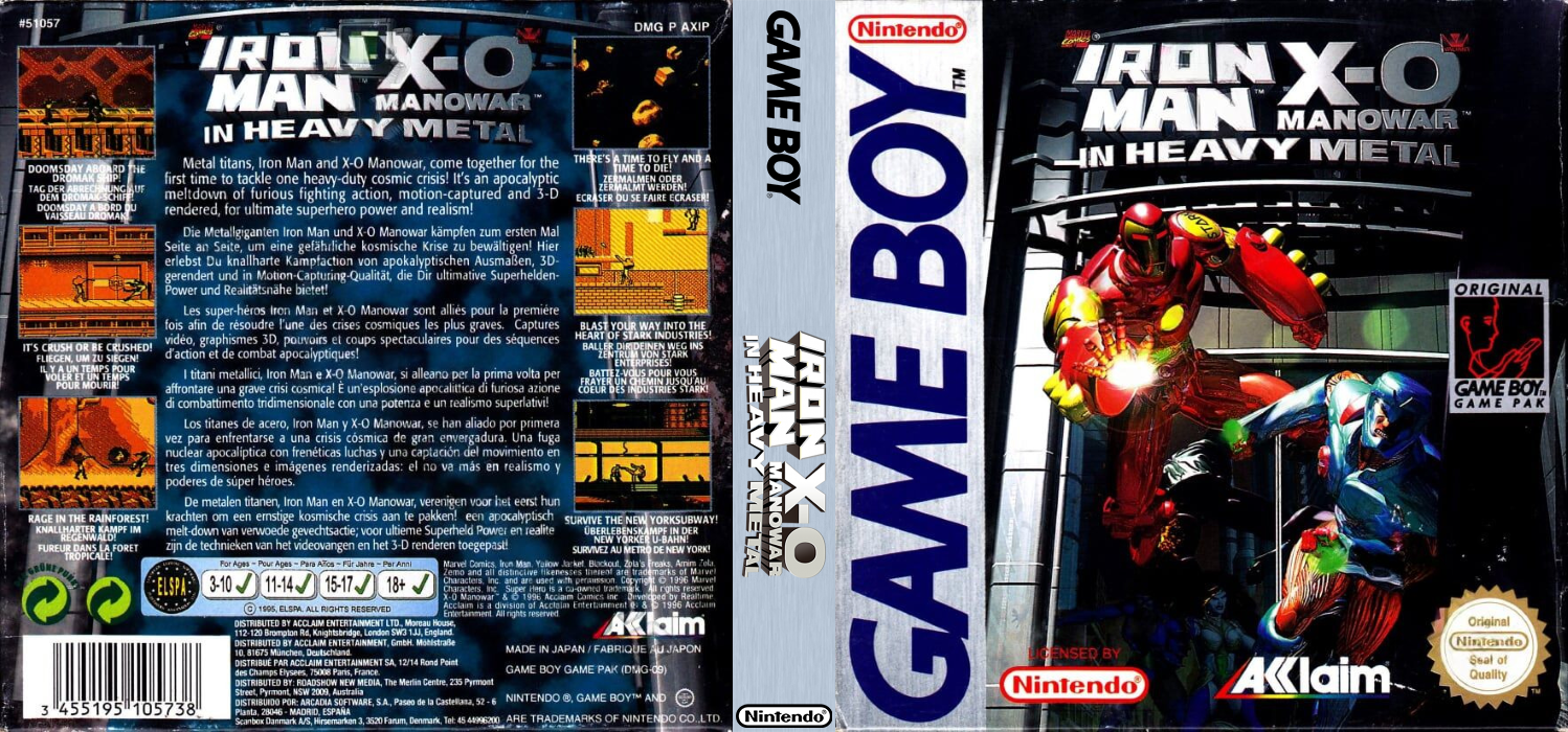 Iron Man X-O Manowar in Heavy Metal — box-texture (EU)
