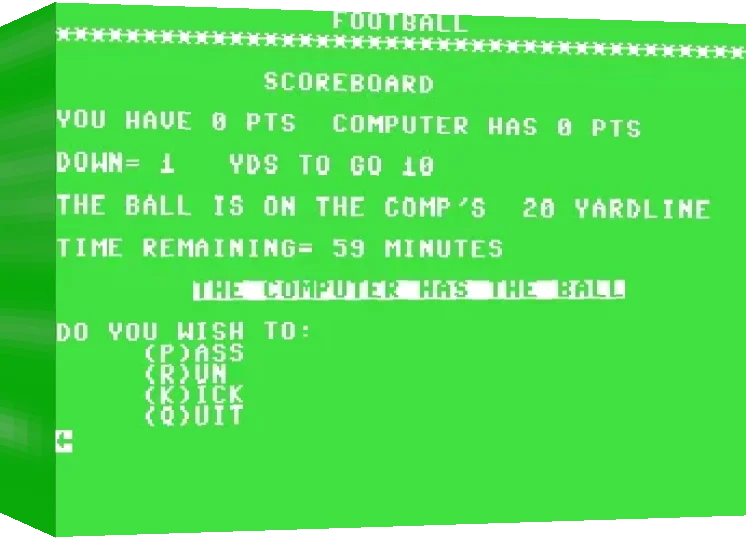 Football — box-3D (WOR)