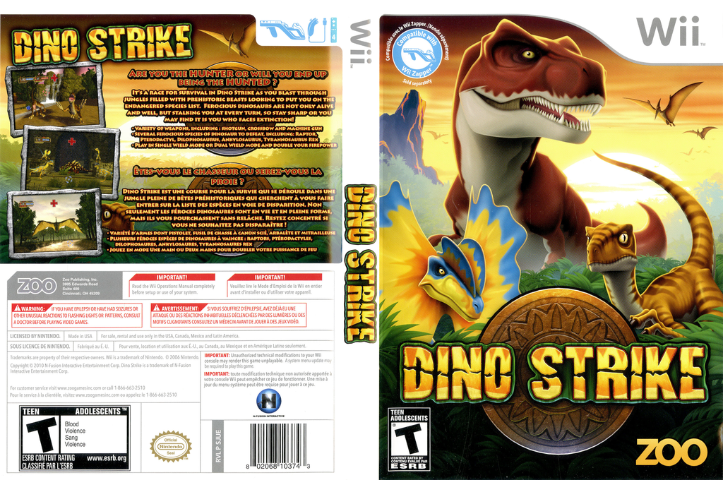 Dino Strike — box-texture (US)