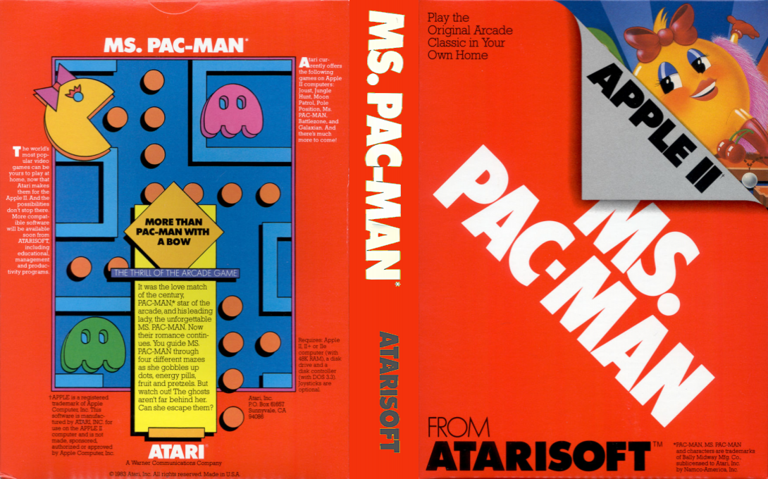 Ms. Pac-man — box-texture (US)