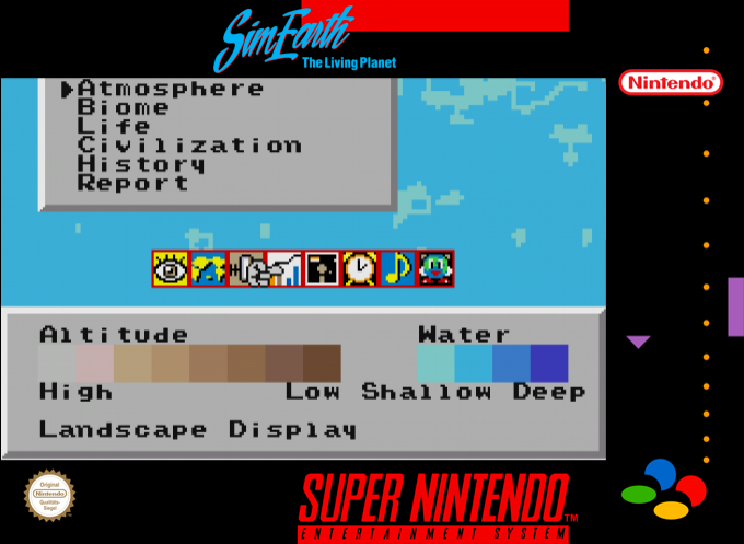 Sim Earth - The Living Planet — box-2D (SS)