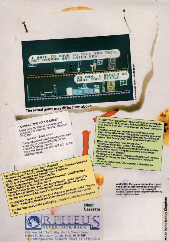 Young Ones, The — box-2D-back (EU)