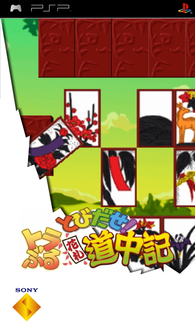 Tobitate! Choujikuu Trouble Hanafuda Daisakusen — box-2D (SS)