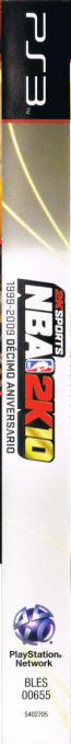 NBA 2K10 — box-2D-side (SP)