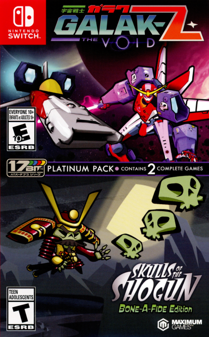 Galak-Z The Void & Skulls of the Shogun Bone a Fide Platinum Pack box art