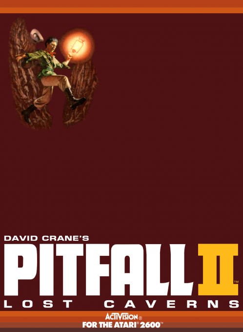 Pitfall 2 - Lost Caverns box art