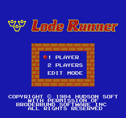 Lode Runner — sstitle (WOR)