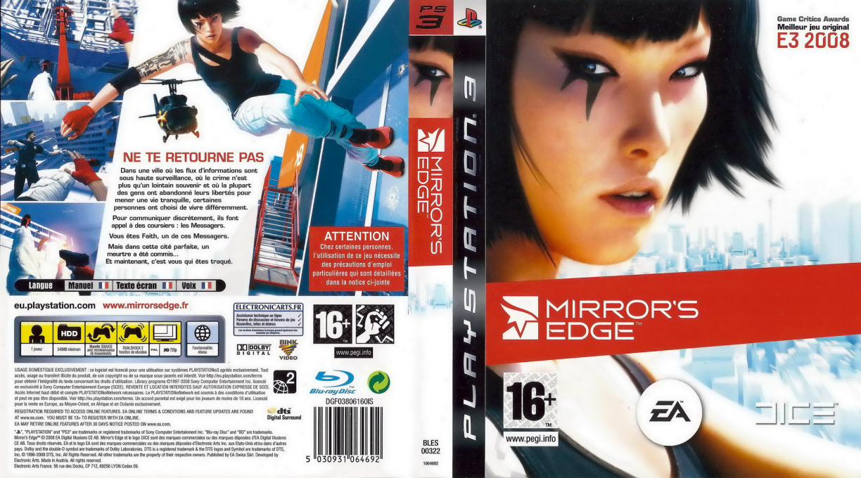 Mirror's Edge — box-texture (FR)