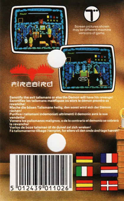 Demon's Revenge — box-2D-back (EU)