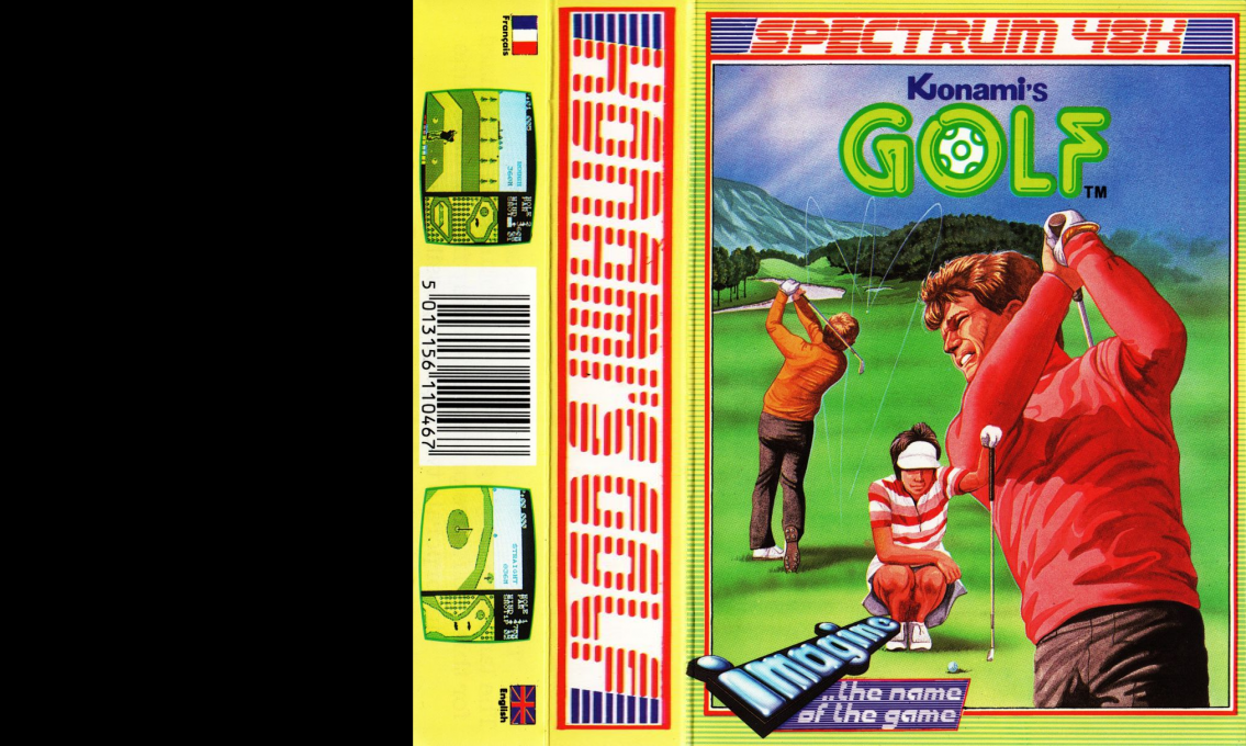 Konami's Golf — box-texture (EU)