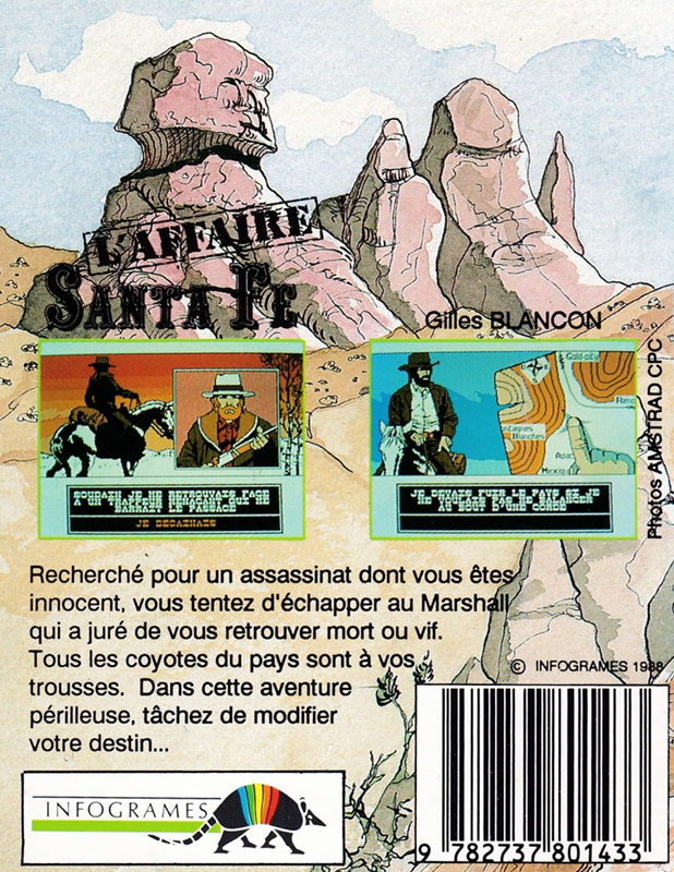Affaire Santa Fe, L' — box-2D-back (FR)