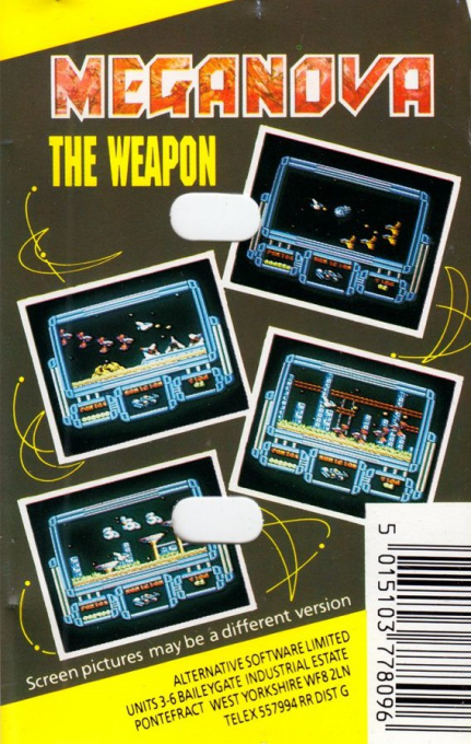 Meganova - The Weapon — box-2D-back (EU)
