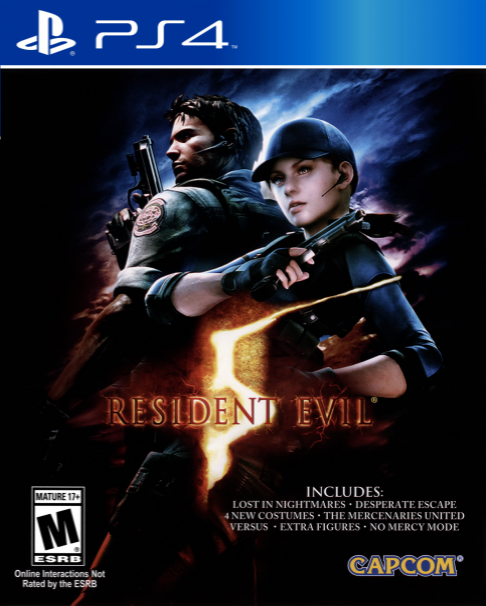 Resident Evil 5 box art