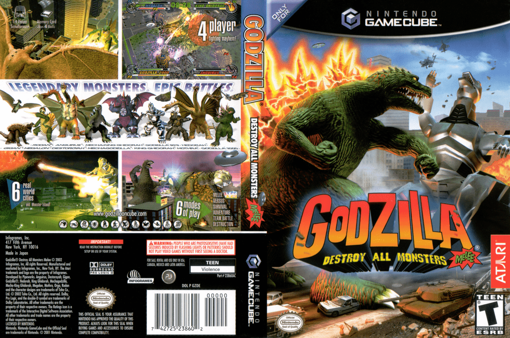 Godzilla - Kaijuu Dairantou — box-texture (US)
