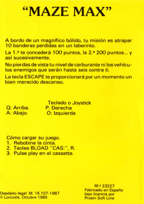 Maze Max — box-2D-back (SP)