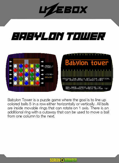 Babylon Tower — box-2D-back (SS)