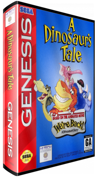 Dinosaur's Tale, A — box-3D (US)
