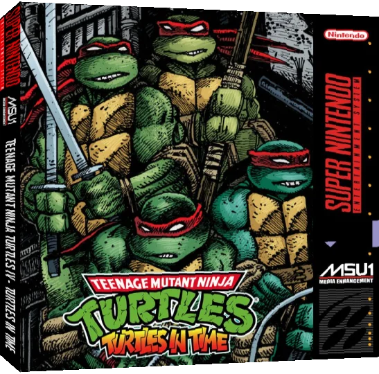 Teenage Mutant Ninja Turtles IV : Turtles in Time — box-3D (US)