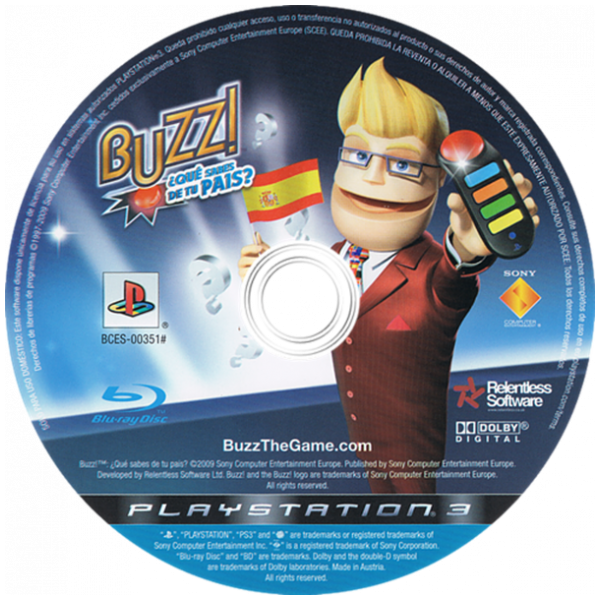 Buzz! Que Sabes de tu Pais — support-2D (SP)