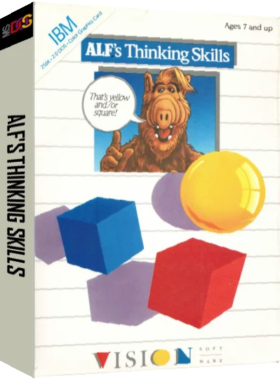 Alf's Thinking Skills — box-3D (US)