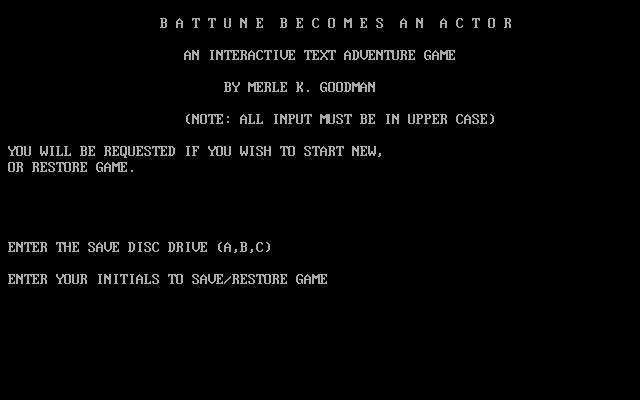 Battune Becomes an Actor box art