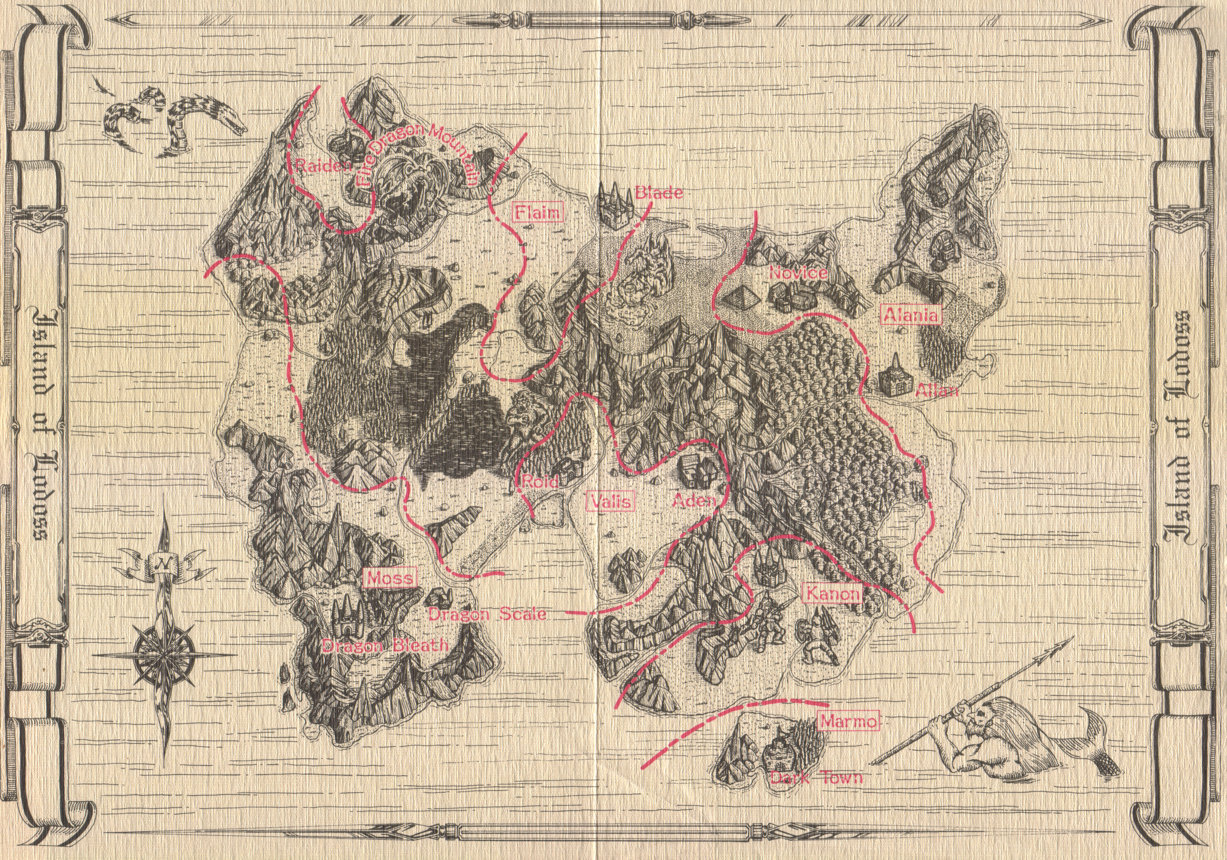 Record Of Lodoss War — maps
