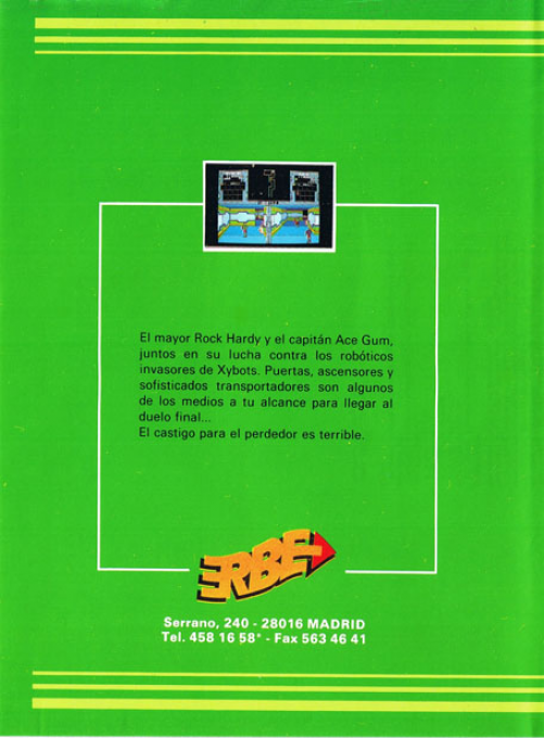 Xybots — box-2D-back (SP)