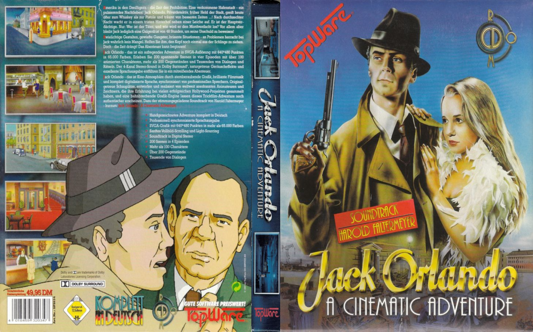 Jack Orlando - A Cinematic Adventure — box-texture (DE)