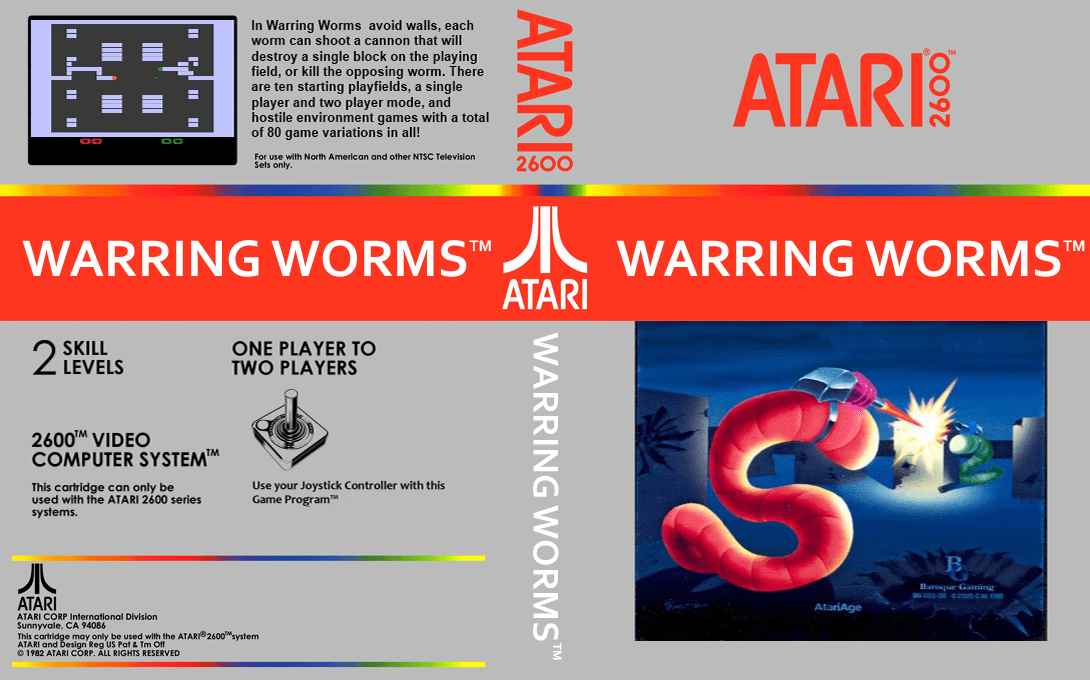 Warring Worms — box-texture (US)