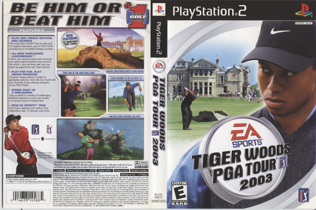 Tiger Woods PGA Tour 2003 — box-texture (US)