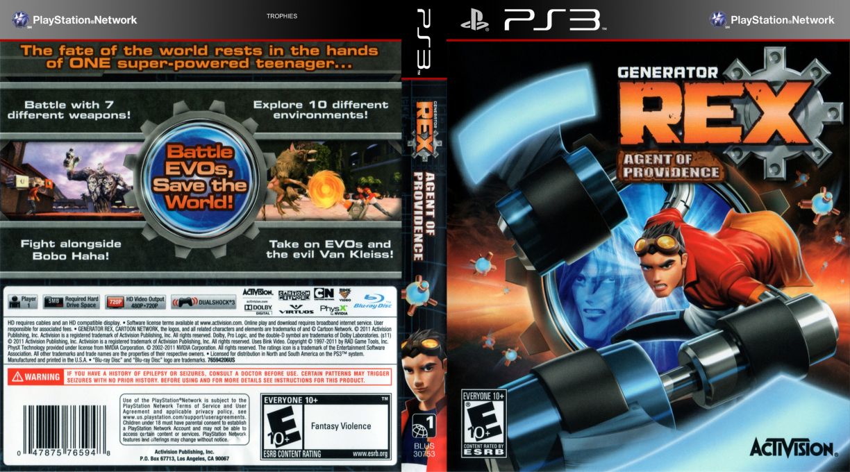 Generator Rex - Agent of Providence — box-texture (US)