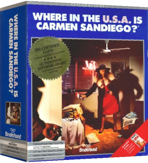 Where in the U.S.A. Is Carmen Sandiego? — box-3D (US)