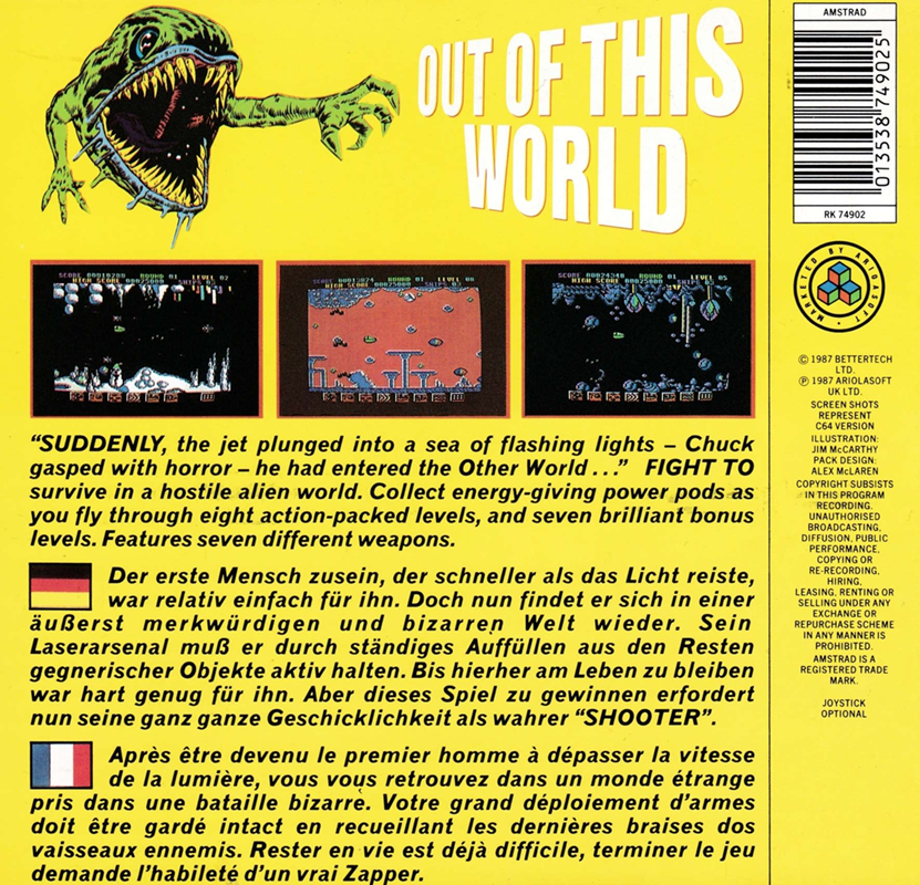 Out Of This World — box-2D-back (EU)