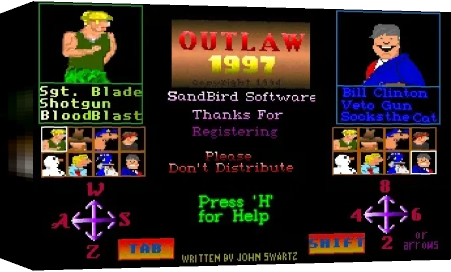 Outlaw 1997 — box-3D (WOR)