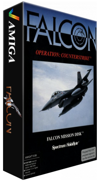 Falcon Mission Disk - Operation Counterstrike — box-3D (WOR)