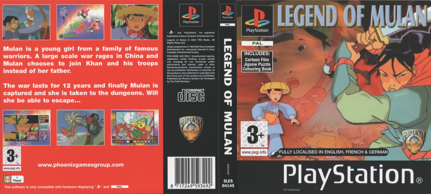 Legend of Mulan — box-texture (EU)
