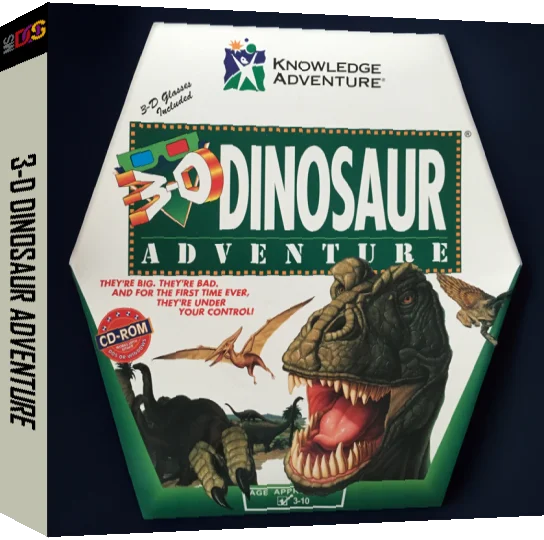 3-D Dinosaur Adventure — box-3D (US)